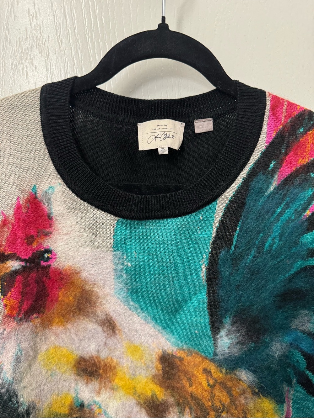 Anthropologie Farm Animal Pullover By Lauren Carlson Walcott Size Xs View 5